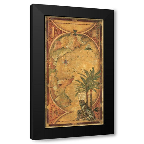 West Indies Black Modern Wood Framed Art Print with Double Matting by Jardine, Liz