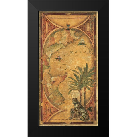 West Indies Black Modern Wood Framed Art Print by Jardine, Liz