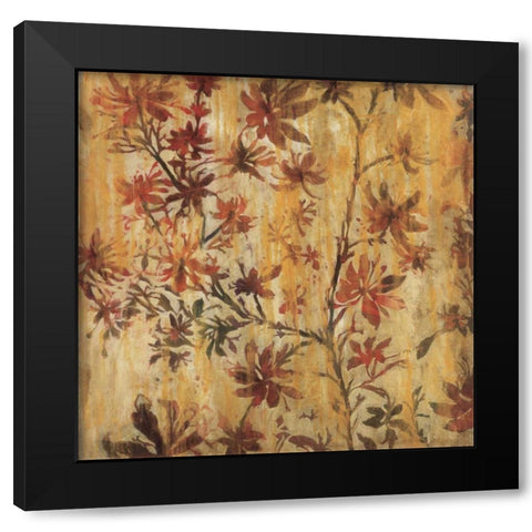 Tropical Nights Black Modern Wood Framed Art Print by Jardine, Liz