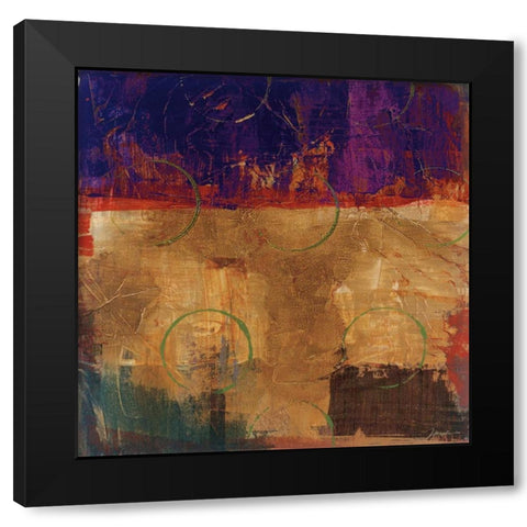 Mixed Messages I Black Modern Wood Framed Art Print by Jardine, Liz
