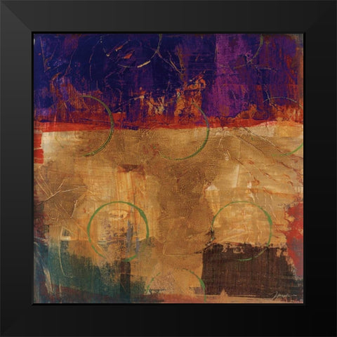Mixed Messages I Black Modern Wood Framed Art Print by Jardine, Liz