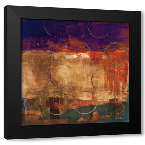 Mixed Messages II Black Modern Wood Framed Art Print with Double Matting by Jardine, Liz