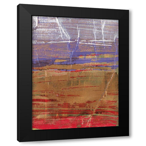 Ablaze I Black Modern Wood Framed Art Print with Double Matting by Jardine, Liz