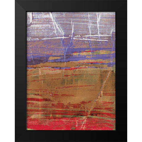 Ablaze I Black Modern Wood Framed Art Print by Jardine, Liz
