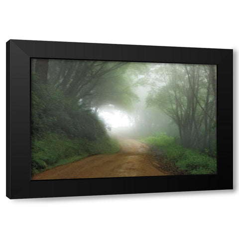 Road to Nowhere Black Modern Wood Framed Art Print with Double Matting by Jones, Mike