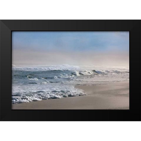 Calm Before The Storm Black Modern Wood Framed Art Print by Jones, Mike