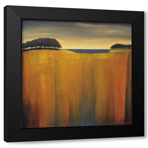 Cottonwoods Black Modern Wood Framed Art Print by Kaiser, Jutta