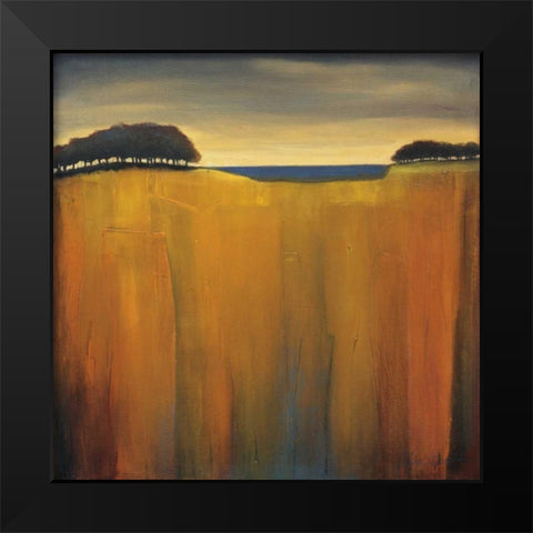 Cottonwoods Black Modern Wood Framed Art Print by Kaiser, Jutta