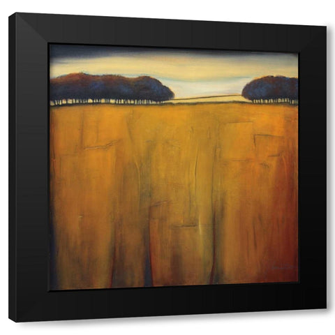 The Sound of Trees Black Modern Wood Framed Art Print by Kaiser, Jutta