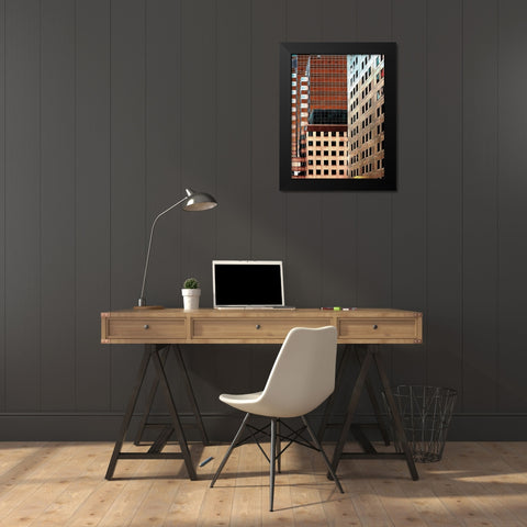 Windowviews Black Modern Wood Framed Art Print by Lieberman , Burney