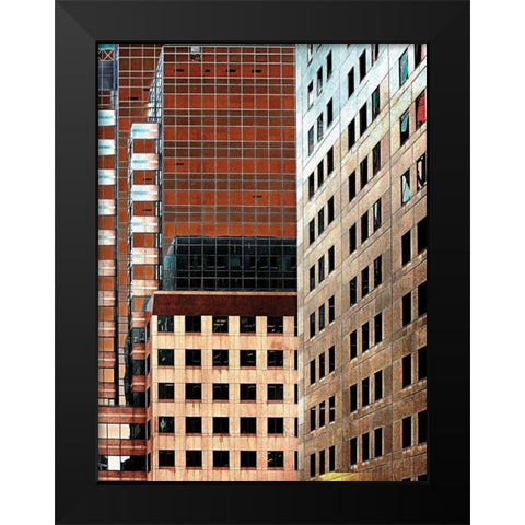 Windowviews Black Modern Wood Framed Art Print by Lieberman , Burney