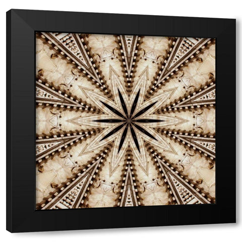 Rialto Bridge Black Modern Wood Framed Art Print by LaGrave Designs