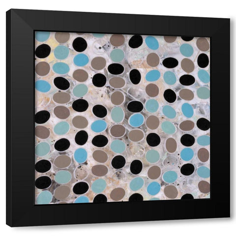 Rock Pool Black Modern Wood Framed Art Print by Lawrence, Isabel