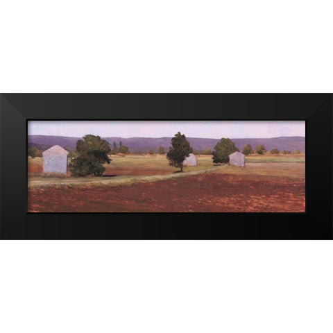 Tarascon Black Modern Wood Framed Art Print by Lovelace, Kent