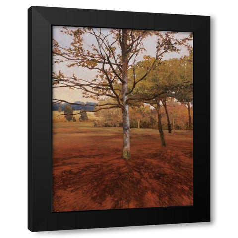 Noix Black Modern Wood Framed Art Print by Lovelace, Kent