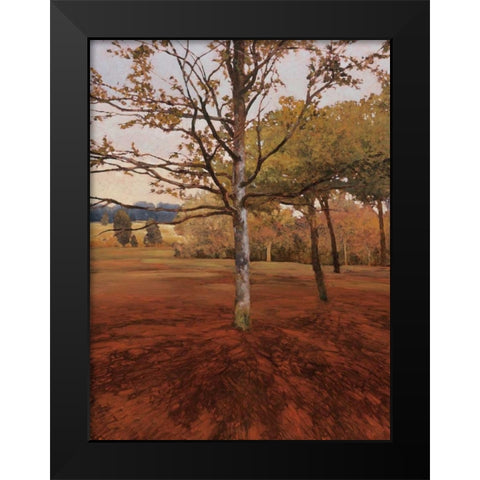 Noix Black Modern Wood Framed Art Print by Lovelace, Kent