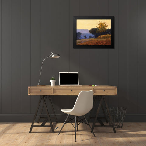 Meadow Black Modern Wood Framed Art Print by Lovelace, Kent