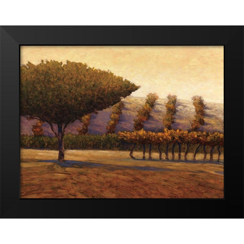 Eysines Black Modern Wood Framed Art Print by Lovelace, Kent