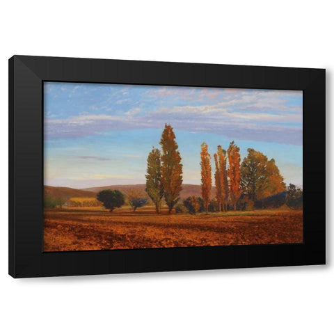 Chiana Black Modern Wood Framed Art Print by Lovelace, Kent