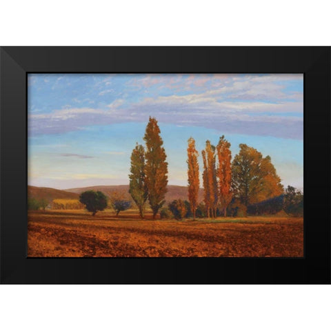 Chiana Black Modern Wood Framed Art Print by Lovelace, Kent