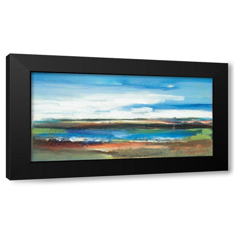 Moment I Black Modern Wood Framed Art Print with Double Matting by Lenker, Marlene