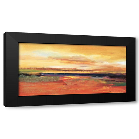 Moment II Black Modern Wood Framed Art Print with Double Matting by Lenker, Marlene