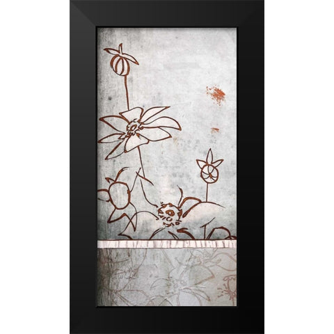 Touch of Spring I Black Modern Wood Framed Art Print by Lacie, Robert