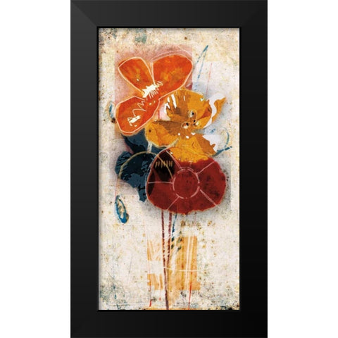 Floral Scents I Black Modern Wood Framed Art Print by Lacie, Robert