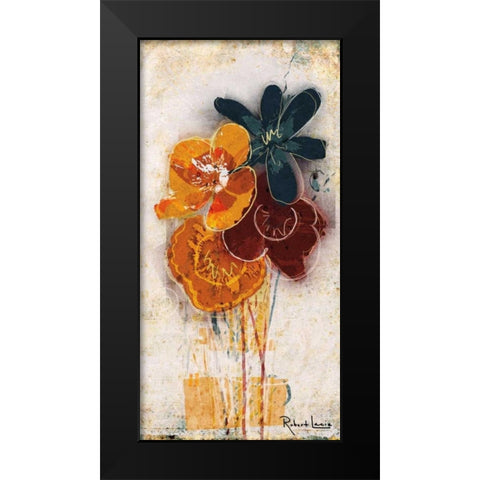 Floral Scents II Black Modern Wood Framed Art Print by Lacie, Robert