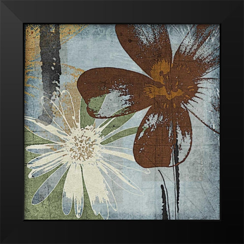 Bouquet DAmour Black Modern Wood Framed Art Print by Lacie, Robert