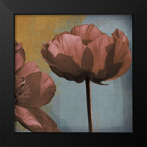 Blooming Jewels Black Modern Wood Framed Art Print by Lacie, Robert