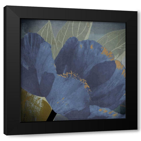 Blooming Jewels Black Modern Wood Framed Art Print by Lacie, Robert