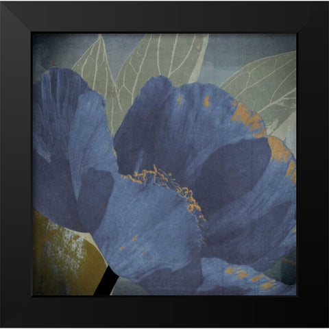 Blooming Jewels Black Modern Wood Framed Art Print by Lacie, Robert