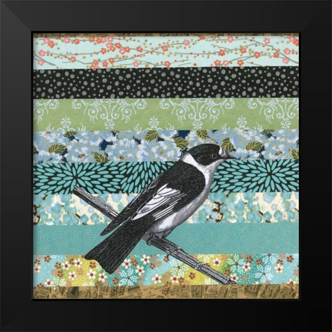 Bookplate I Black Modern Wood Framed Art Print by Mueller, Andrea