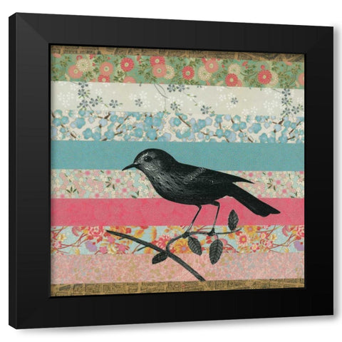 Bookplate III Black Modern Wood Framed Art Print by Mueller, Andrea