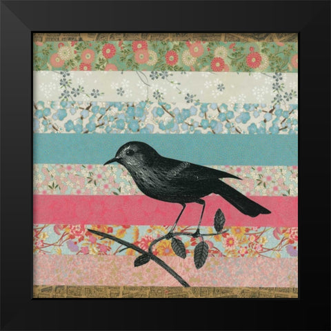 Bookplate III Black Modern Wood Framed Art Print by Mueller, Andrea