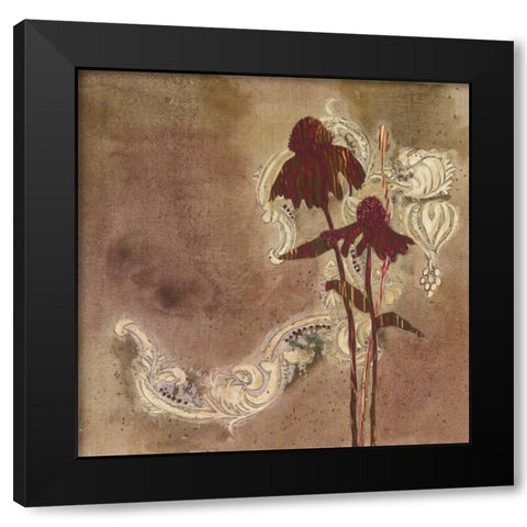 Soul Remedy II Black Modern Wood Framed Art Print with Double Matting by Miller, Gina