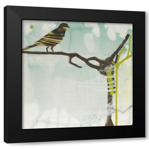Early Bird Black Modern Wood Framed Art Print with Double Matting by Miller, Gina