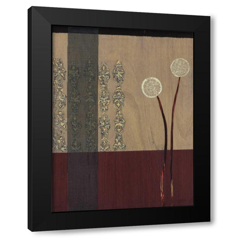 Dandelions I Black Modern Wood Framed Art Print with Double Matting by Miller, Gina