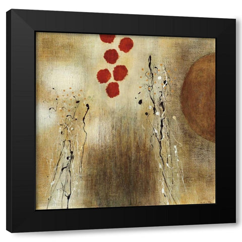 Autumn Moon II Black Modern Wood Framed Art Print with Double Matting by McAlpine, Heather