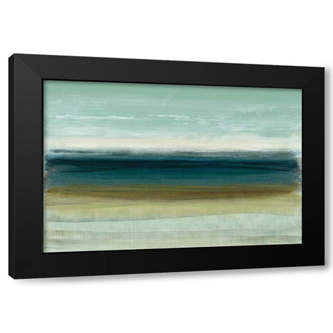 Horizon Black Modern Wood Framed Art Print by McAlpine, Heather