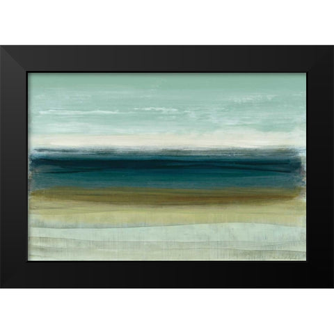 Horizon Black Modern Wood Framed Art Print by McAlpine, Heather