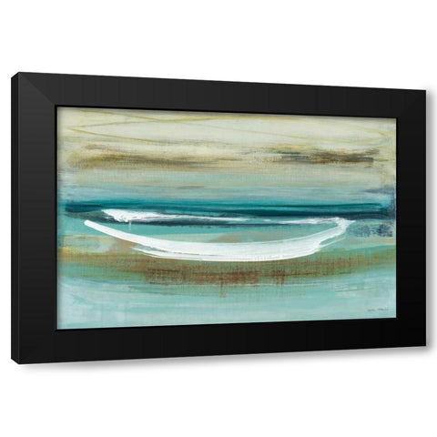 Canoe II Black Modern Wood Framed Art Print with Double Matting by McAlpine, Heather