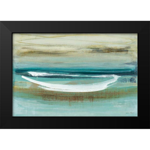 Canoe II Black Modern Wood Framed Art Print by McAlpine, Heather