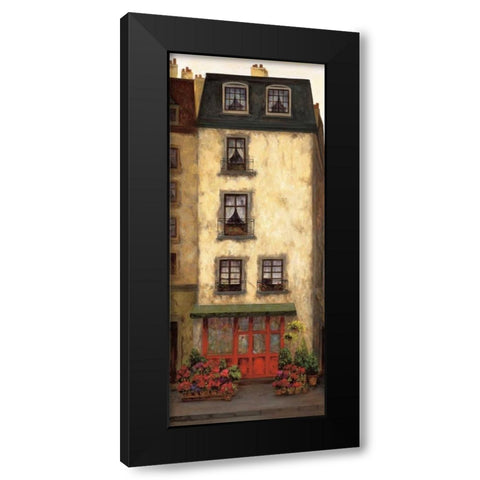 Flowers on the Boulevard III Black Modern Wood Framed Art Print by Masdeu, Montserrat