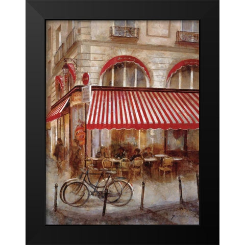 Cafe de Paris II Black Modern Wood Framed Art Print by Martin, Noemi