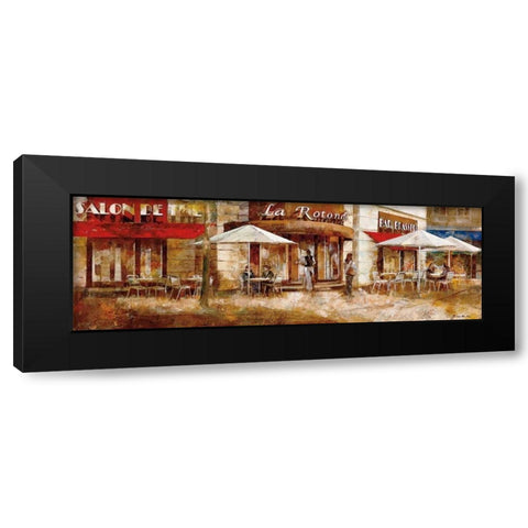 La Rotonde Black Modern Wood Framed Art Print with Double Matting by Martin, Noemi