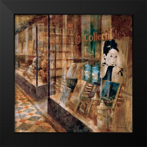 Collectibles Black Modern Wood Framed Art Print by Martin, Noemi