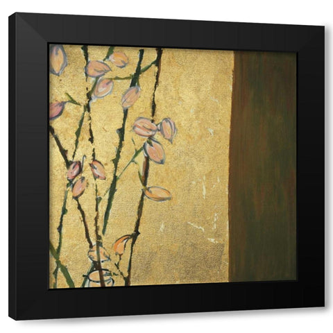 For the Love of Gold II Black Modern Wood Framed Art Print with Double Matting by Morley Russell, Natalia