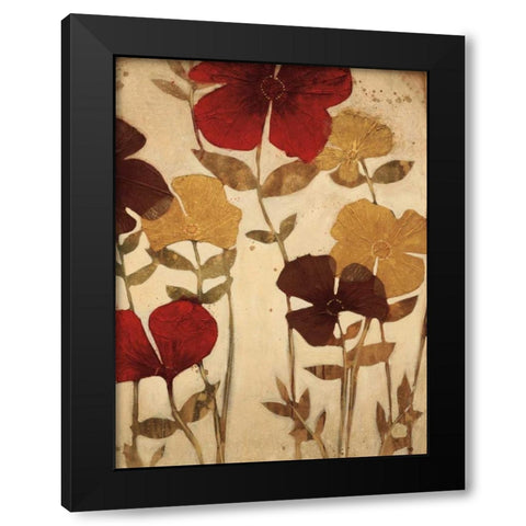 After the Rain II Black Modern Wood Framed Art Print with Double Matting by MAJA